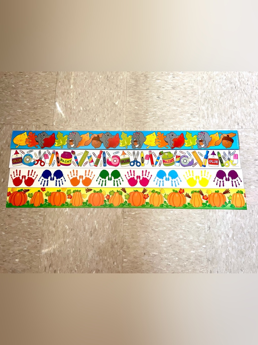 Carson Dellosa Colorful Classroom Border Trim - Multicolor Fall & Art Themes